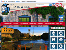 Tablet Screenshot of plainwell.org